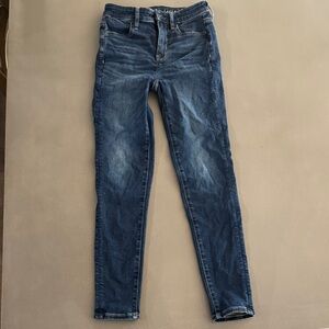 American Eagle Outfitters Dark Blue Skinny Jeans
